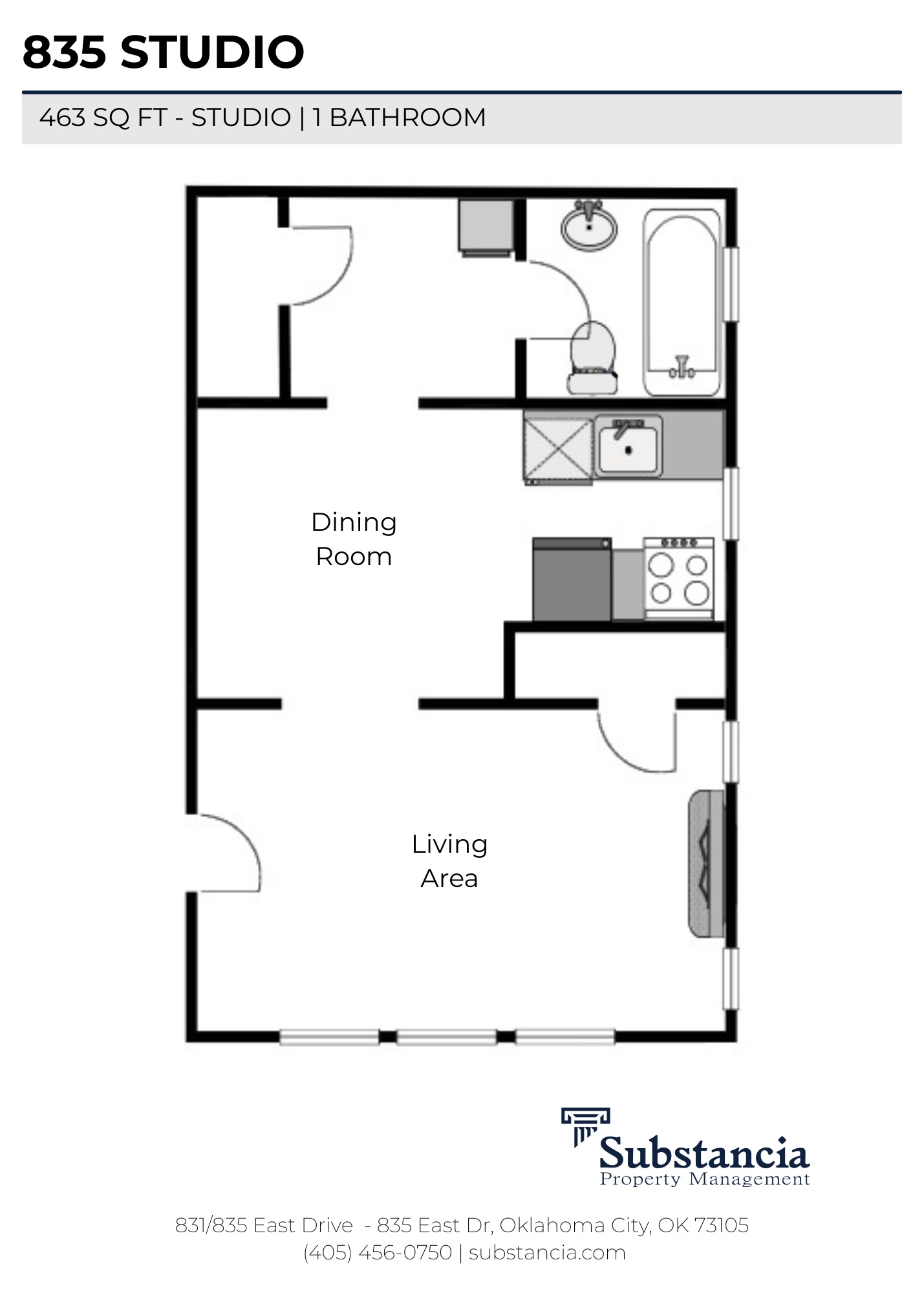 831 & 835 East Drive 835 Studio